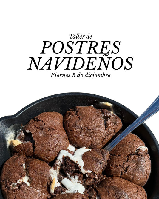 Taller postres de navidad