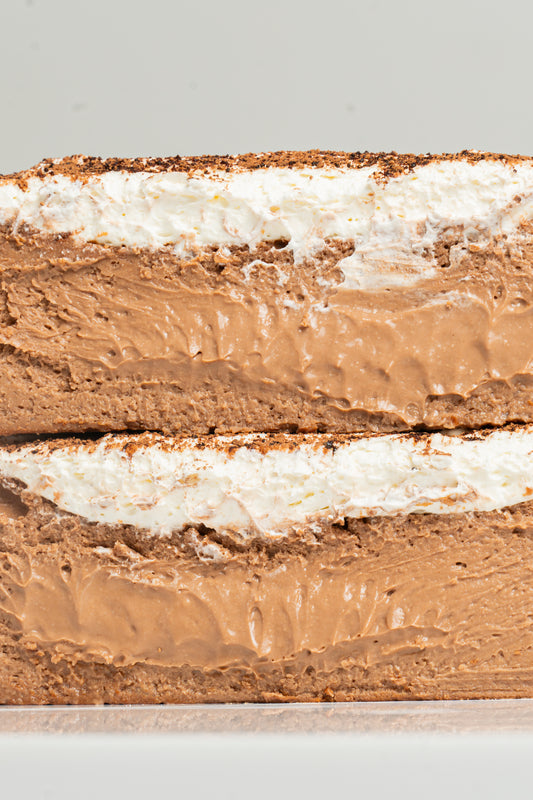 Tarta de queso vasca tiramisú